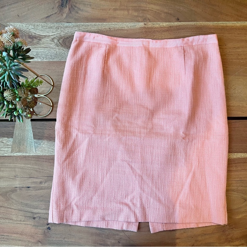 Banana Republic Elegant Salmon Tweed Women's Skirt- 10